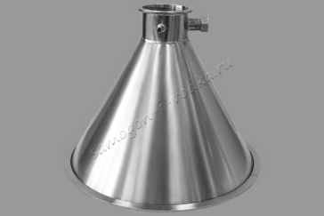 Конусная крышка "аламбик" для кубов ХД-3d-17,25, 27 литров (D320)